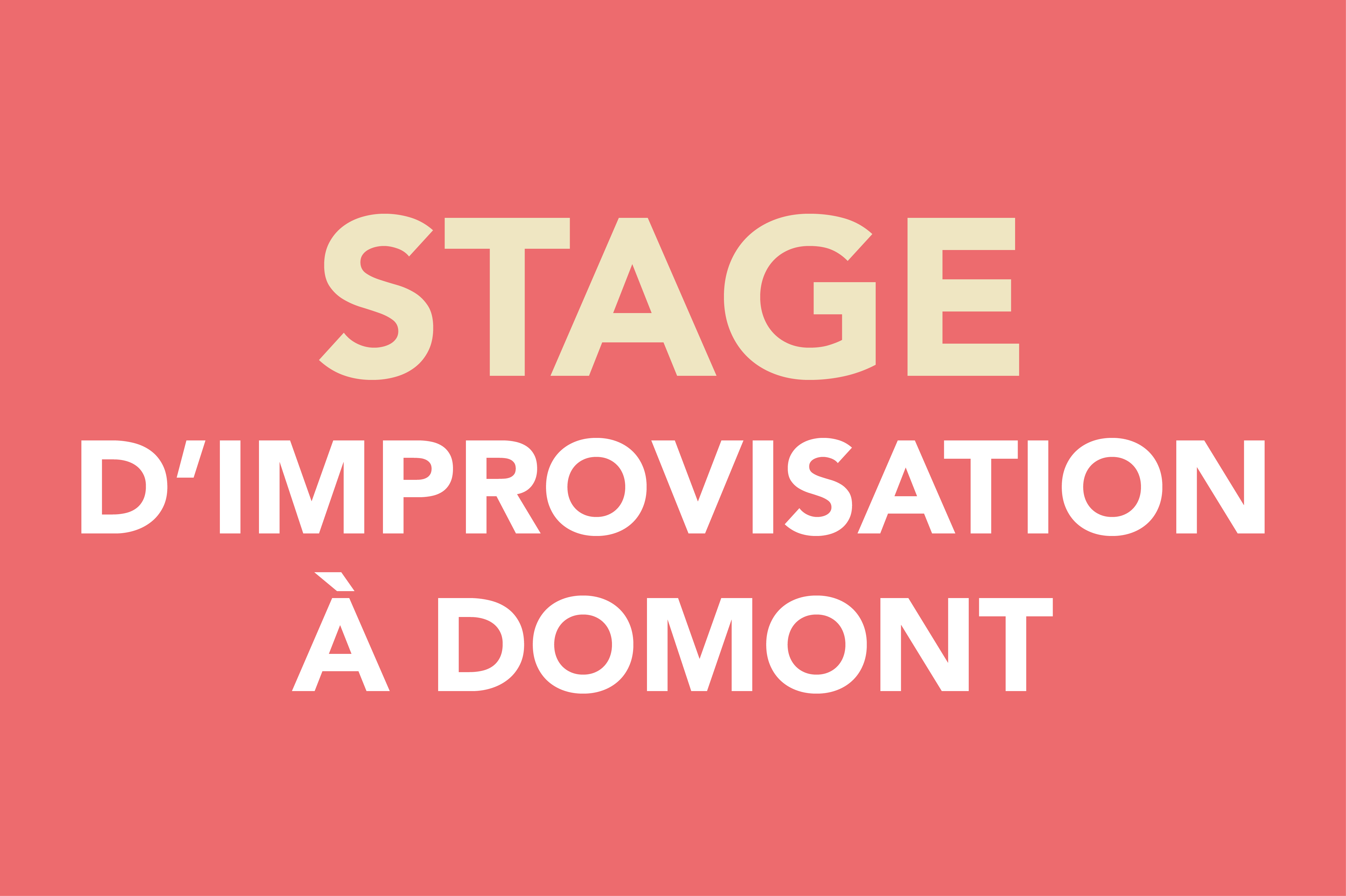 You are currently viewing Stage d’improvisation à Domont