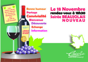 SOIRÉE BEAUJOLAIS NOUVEAU