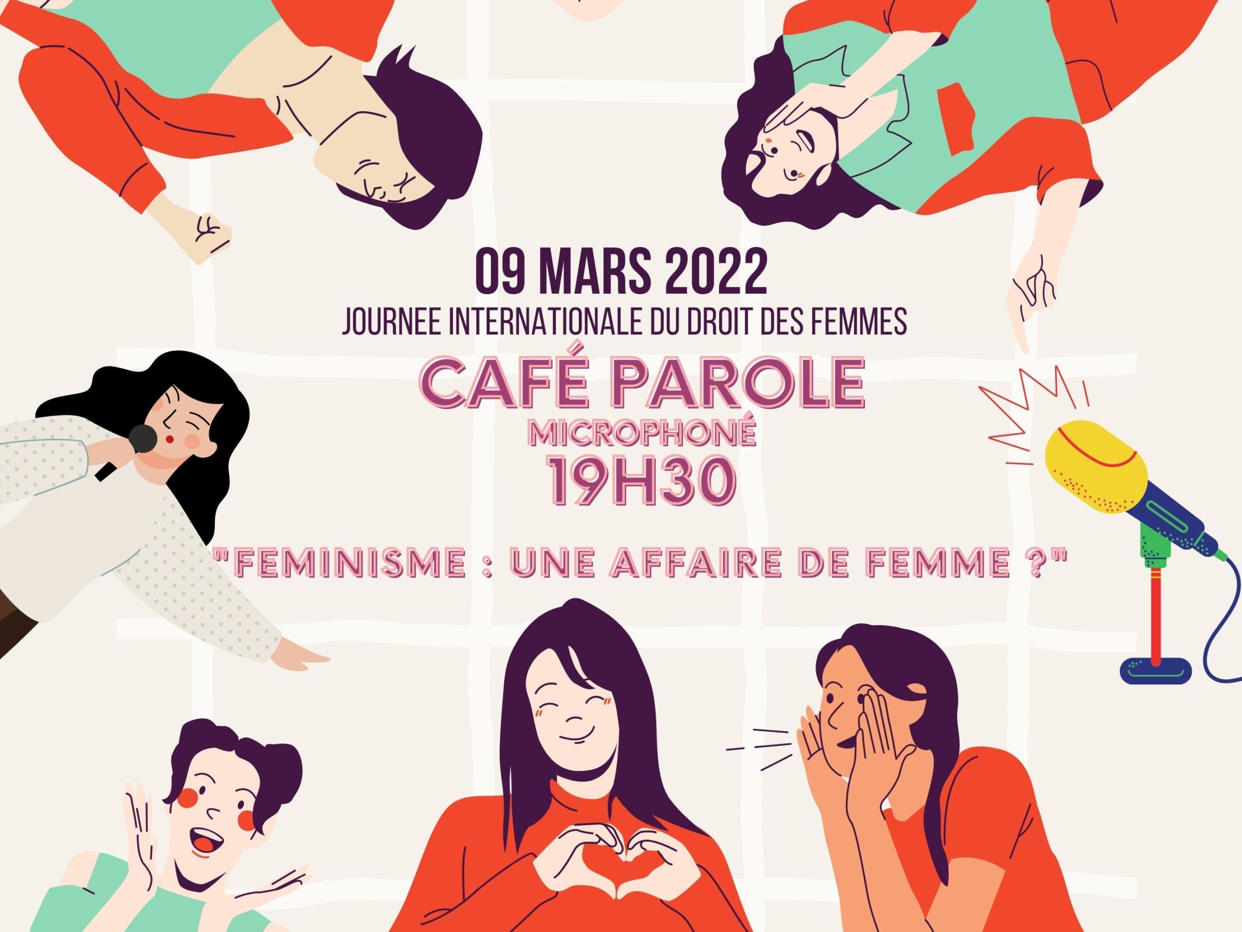 You are currently viewing CAFÉ PAROLE : « LE FÉMINISME, UNE AFFAIRE DE FEMME ? »