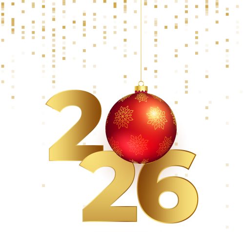 2026 new year greeting banner with sparkling effect vector